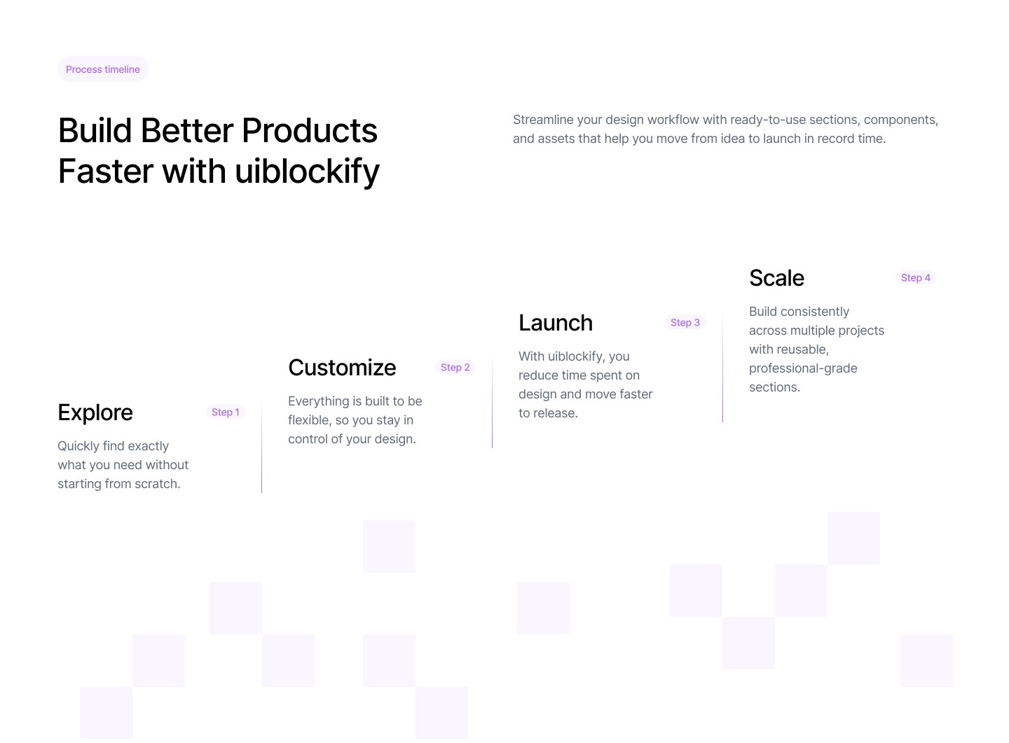 Preview of a ready-to-use Figma website section from the uiblockify library (15)