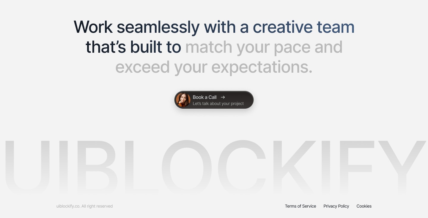 Preview of a ready-to-use Figma website section from the uiblockify library (19)